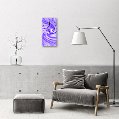 Glass Kitchen Clock whirl