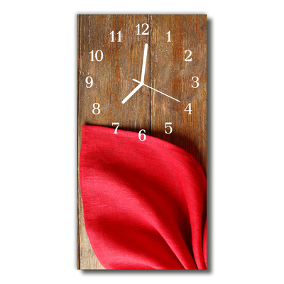 Glass Kitchen Clock Napkin