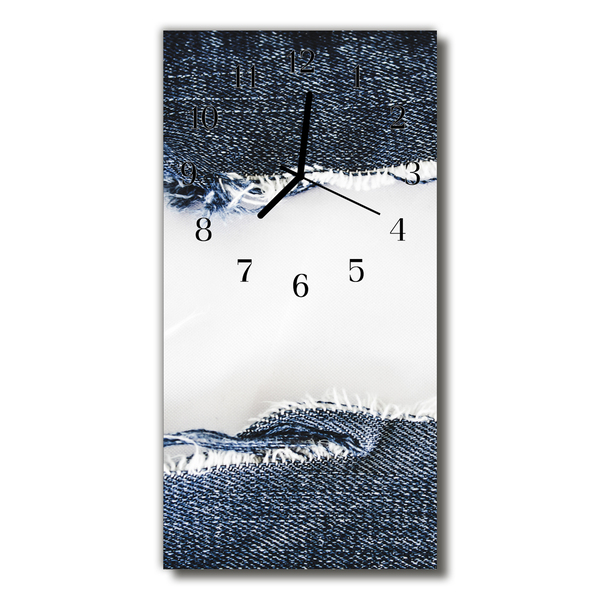 Glass Kitchen Clock Abstract