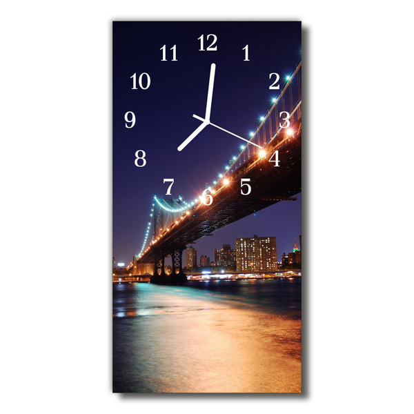 Glass Kitchen Clock Bridge