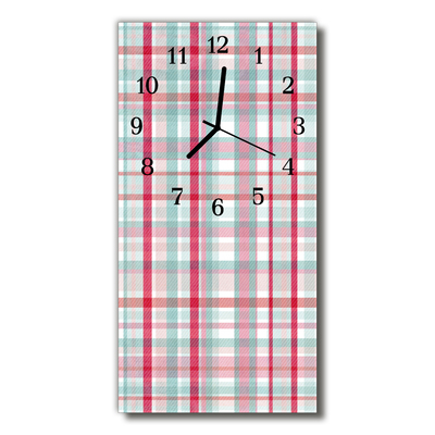 Glass Kitchen Clock Grid