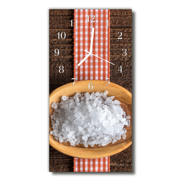 Glass Kitchen Clock Sea-salt