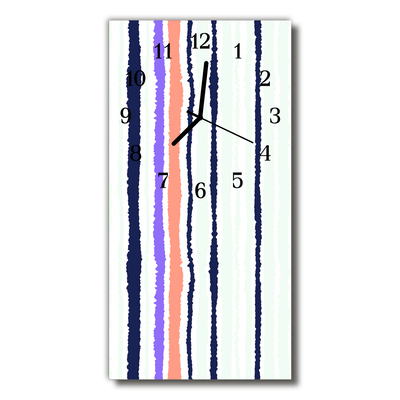 Glass Kitchen Clock Strip