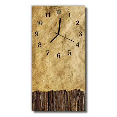 Glass Kitchen Clock Table paper