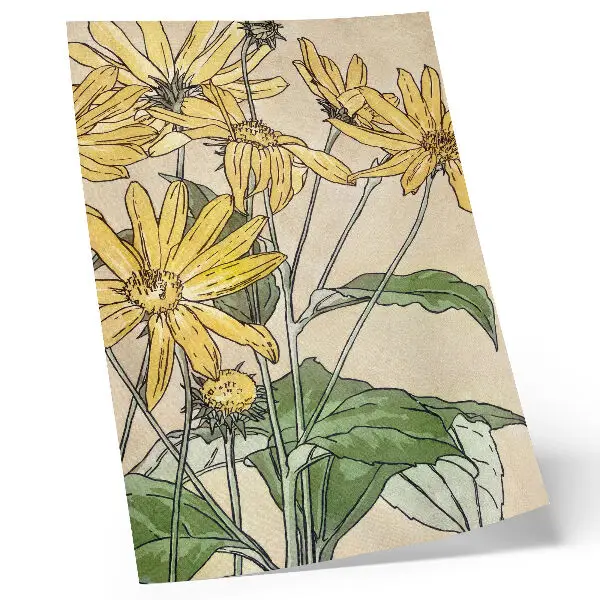 Sunflowers (1915) by Hannah Borger Overbeck decorative poster