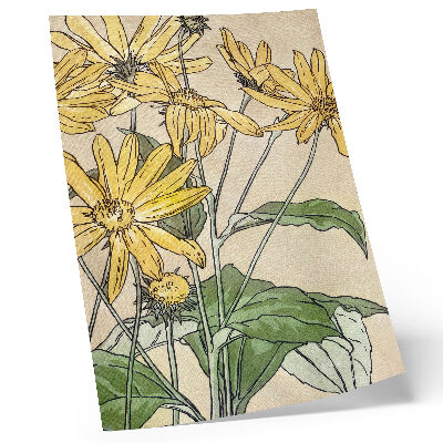 Decorative poster Sunflowers (1915) by Hannah Borger Overbeck