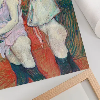 Rue des Moulins by Henri de Toulouse-Lautrec Poster high-resolution 1894 painting print