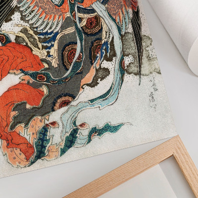 Premium wall art Japanese Hokusai in vintage ukiyo-e style