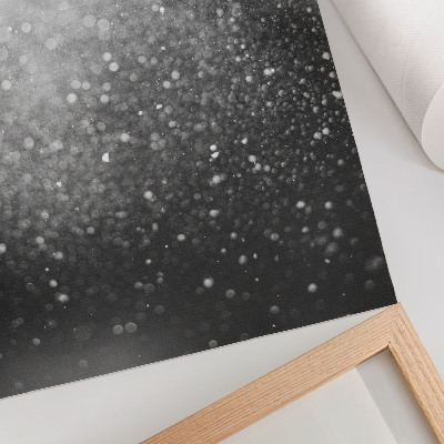 Premium wall art Subtle light gray bokeh delicacy