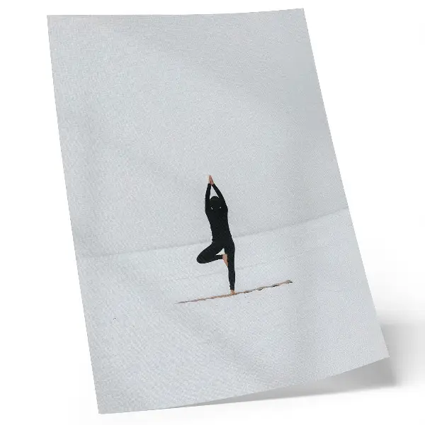 Yoga Minimalism Poster peace and harmony figure art print