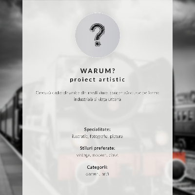 Decorative poster A powerful and classic black and white steam locomotive