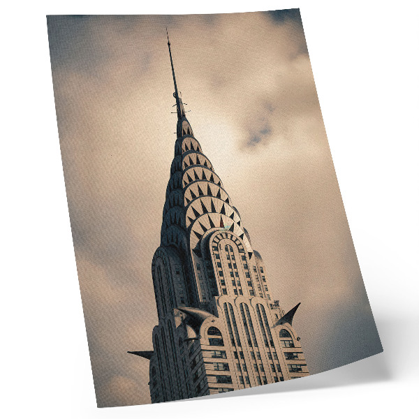 Poster An elegant tower, visual symmetry, and a wealth of architectural forms