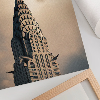 Poster An elegant tower, visual symmetry, and a wealth of architectural forms