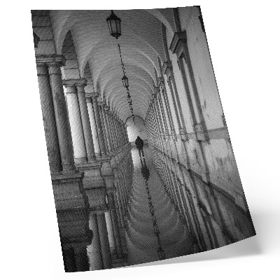 Poster Monochromatic symmetry architecture perspective