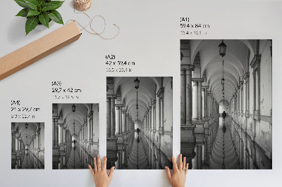 Poster Monochromatic symmetry architecture perspective