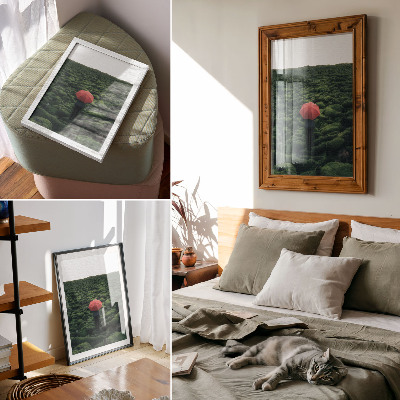 Poster Dominant greenery, peace, mysterious aura, contrast
