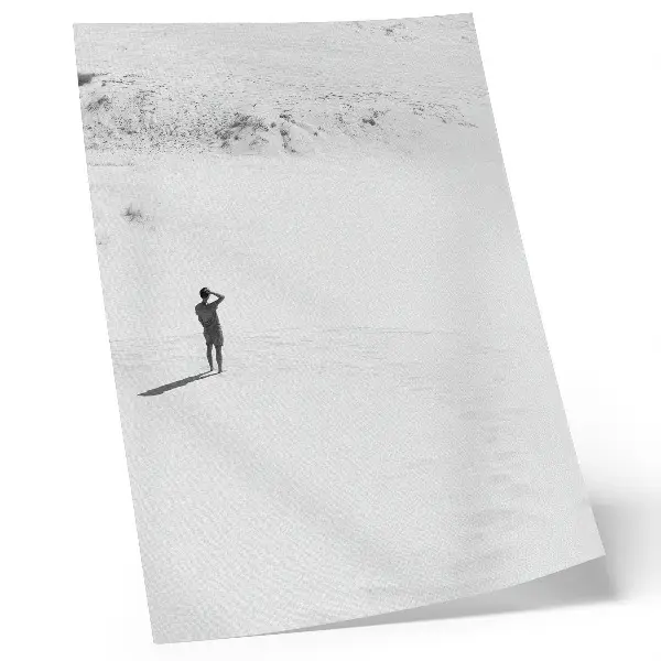 Art print minimalist solitude space and peace design