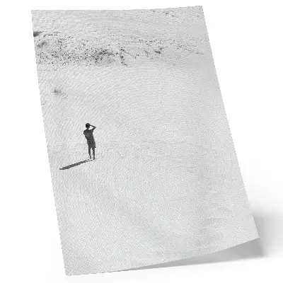 Art print minimalist solitude space and peace design