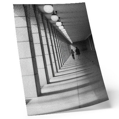 Decorative poster Modern architecture long shadows symmetry