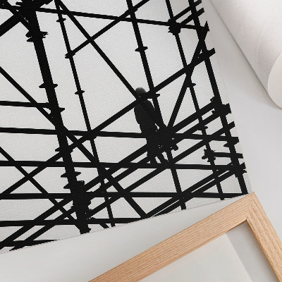Decorative poster Contrasting lines, light background, structure, modernity