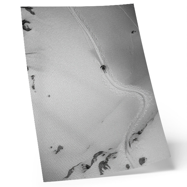 Premium wall art Perfect motion geometry, sport dynamics, winter scene
