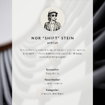 Poster Pipe curves metal structure space design