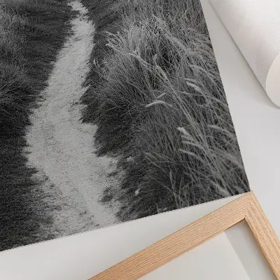 Lighthouse poster with a background of tall grass