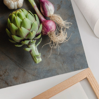 Premium wall art A rustic vegetable composition, charming and fresh