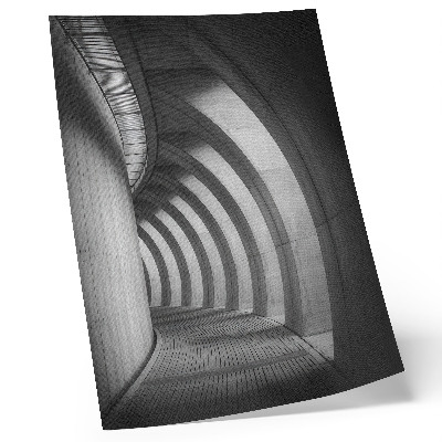 Poster Futuristic space black and white elegance
