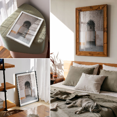 Premium wall art Oriental decorations and wall symmetry