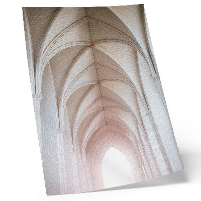 Poster Elegant vaults, arches, symmetry, luminous space