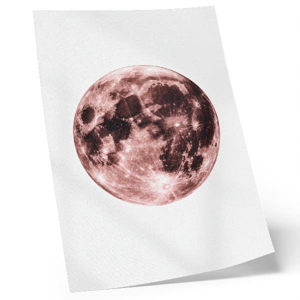 Poster Dominance of warm shades details of the moon
