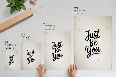 Art print featuring a minimalist and elegant design with black and white contrast for motivation