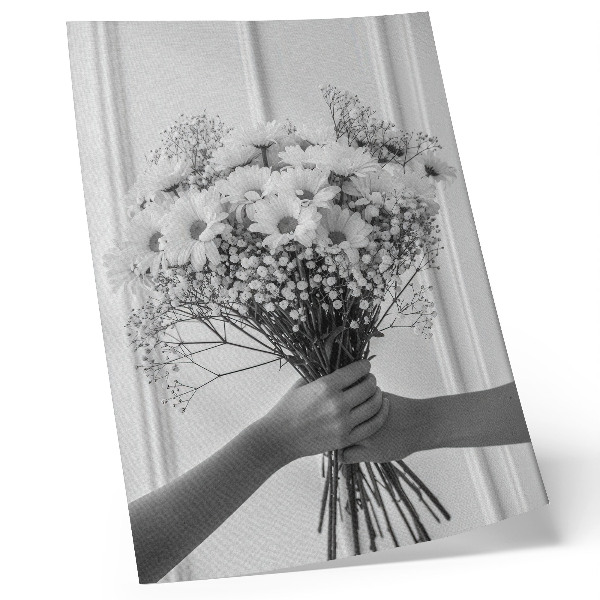 Premium wall art Delicate flowers minimalism elegance subtlety