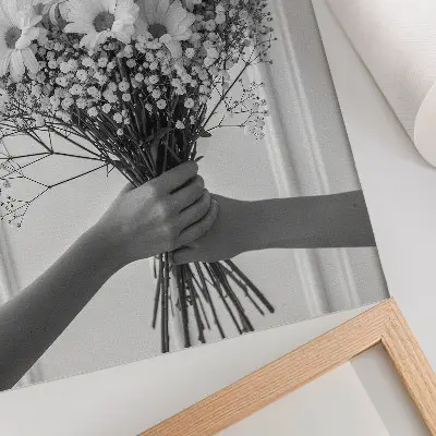 Premium wall art delicate minimalist flowers with an elegant and subtle design