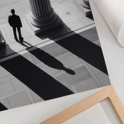 Decorative poster Minimalist architecture column shadows