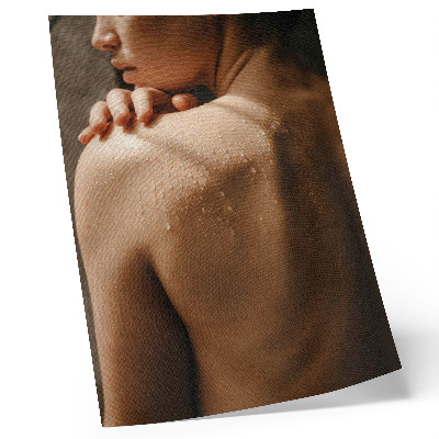 Premium wall art Skin drops of water natural elegance