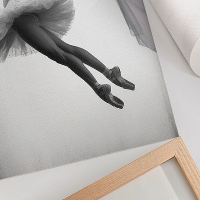 Art print A ballerina in motion with grace and lightness