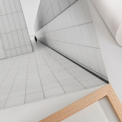 Poster Minimalist geometric architecture