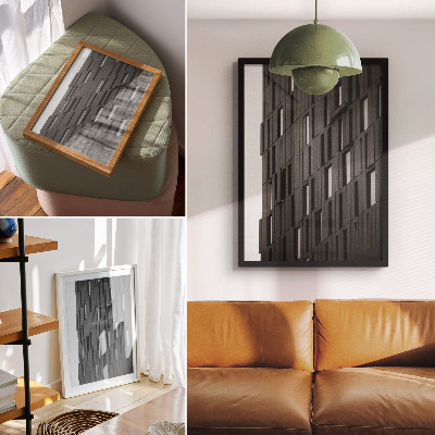 Premium wall art Graphite geometric forms in a modern style