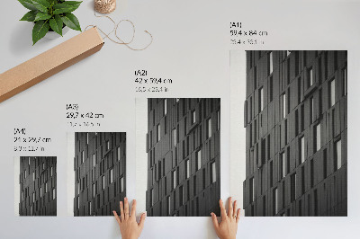 Premium wall art Graphite geometric forms in a modern style
