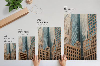 Premium wall art Modern skyscrapers geometric forms elegance