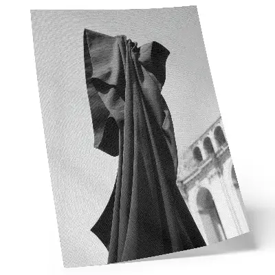 Premium wall art minimalist architectural fabric composition