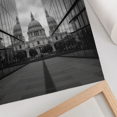 Premium wall art Symmetry of modern and classical architecture