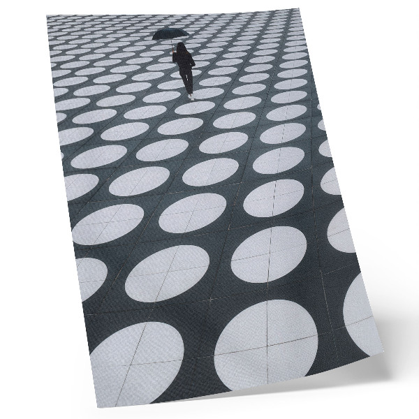 Decorative poster Geometric patterns black and white contrast