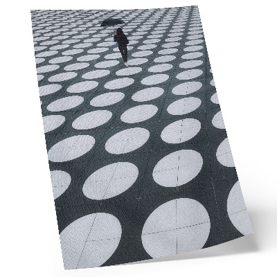 Decorative poster Geometric patterns black and white contrast