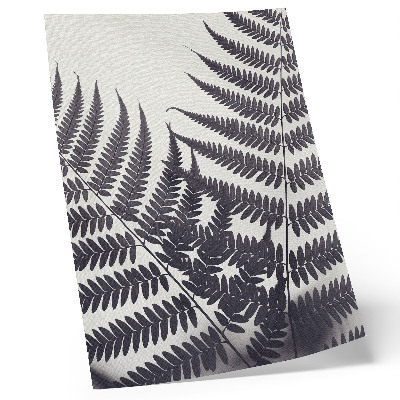 Art print Symmetrical leaves on a light background