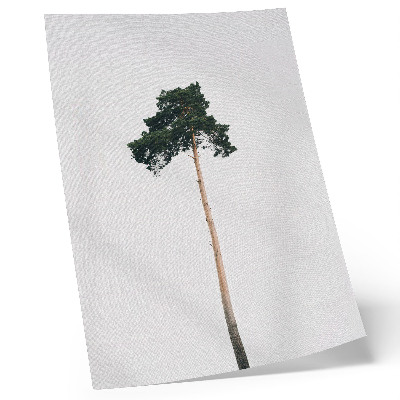 Premium wall art A lonely tree on a light background with minimalism