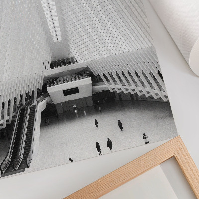Decorative poster Interior modern lines dynamic composition minimalism