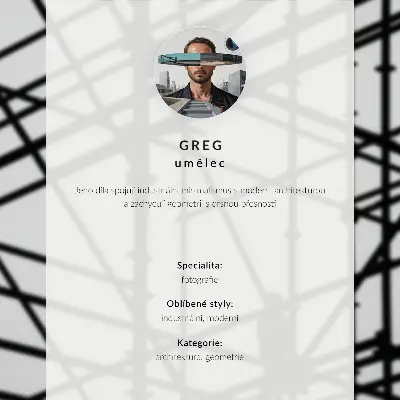 Decorative poster minimalist modern interior design with dynamic lines